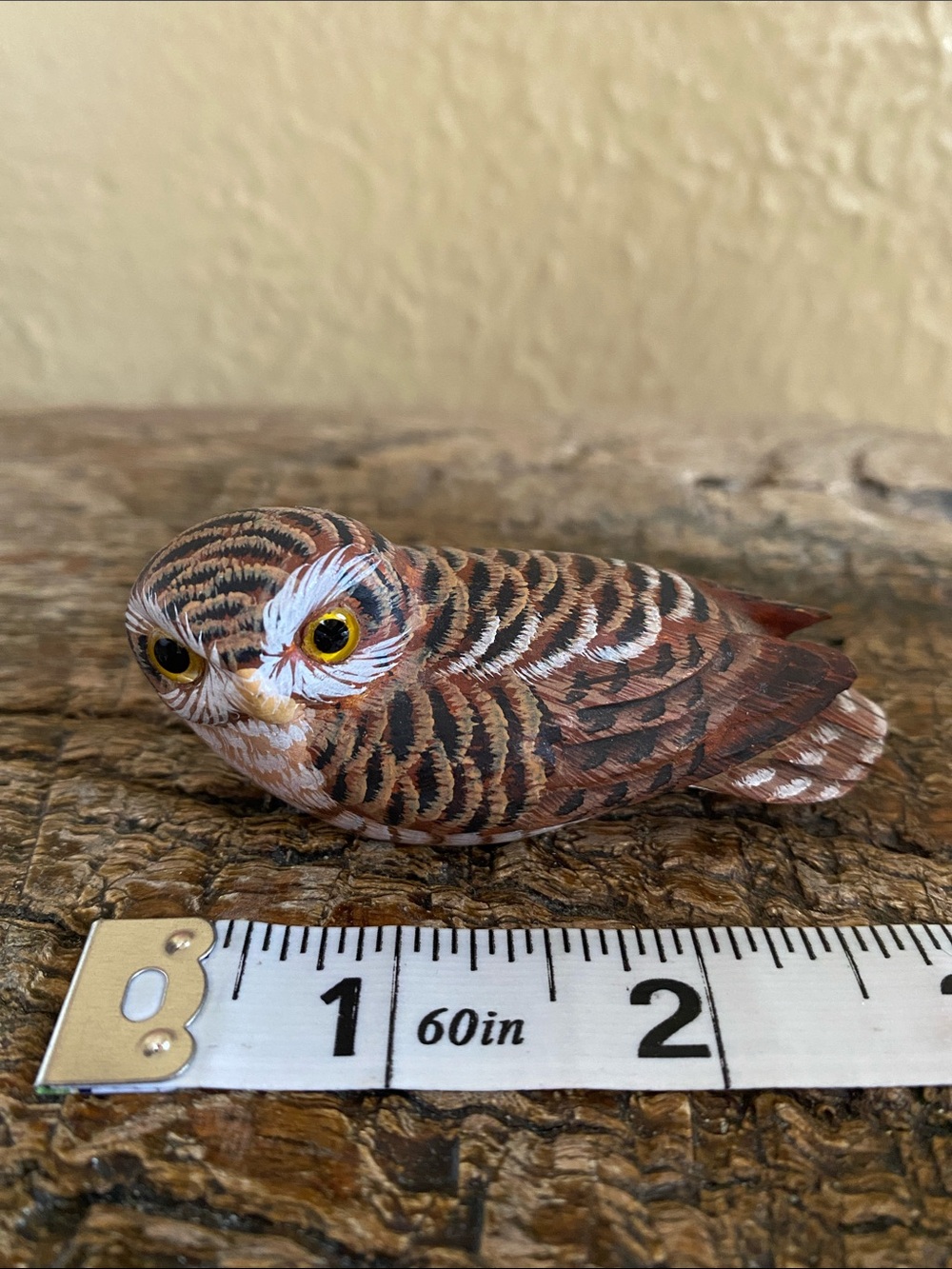 🦉Vintage🦉Hand-Painted Owl Figurine - Picture 11 of 12